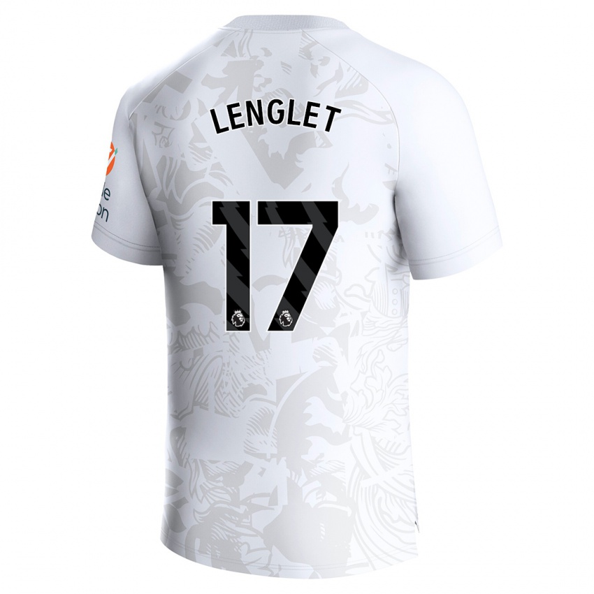 Pánské Clement Lenglet #17 Bílý Daleko Hráčské Dresy 2023/24 Dres