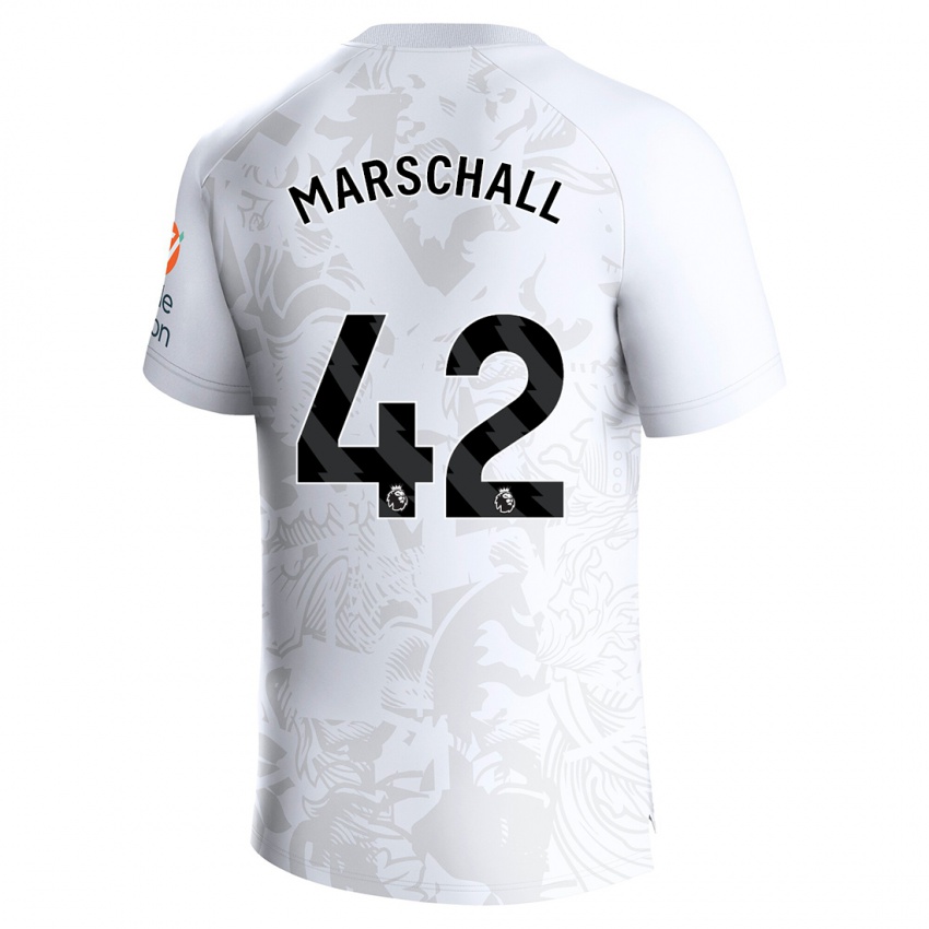 Pánské Filip Marschall #42 Bílý Daleko Hráčské Dresy 2023/24 Dres