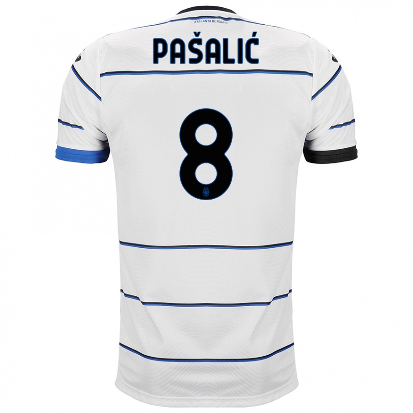 Pánské Mario Pasalic #8 Bílý Daleko Hráčské Dresy 2023/24 Dres