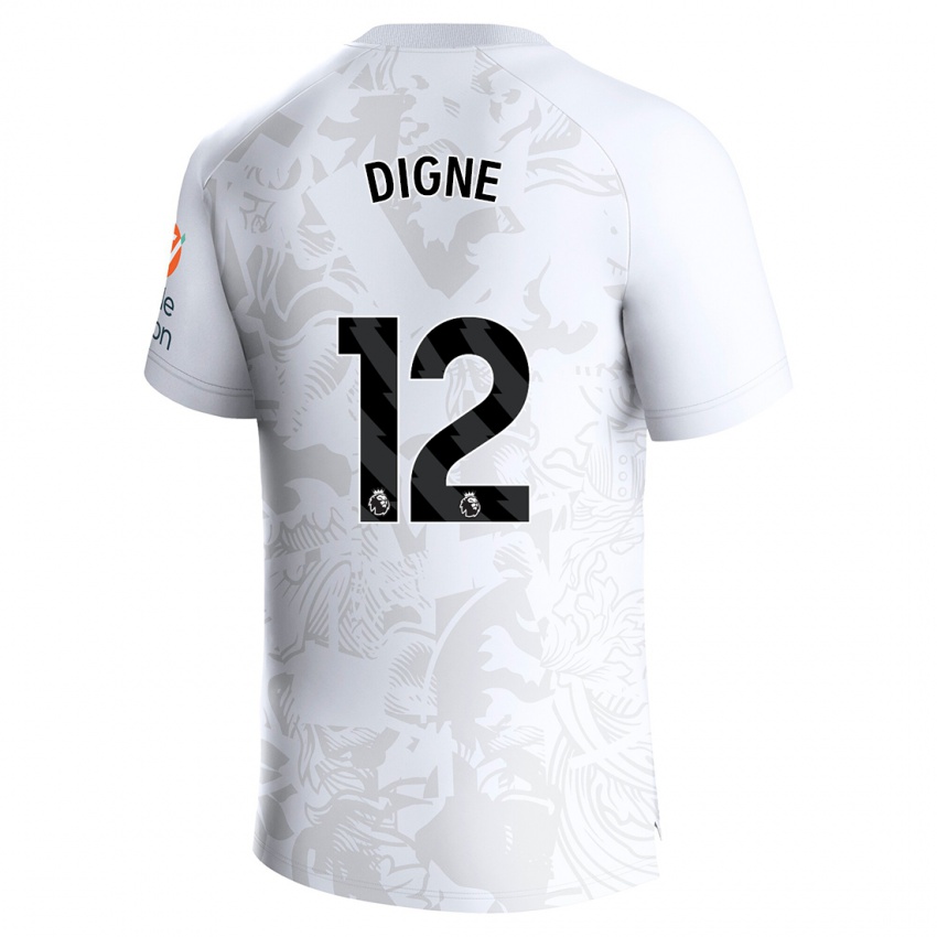 Dámské Lucas Digne #12 Bílý Daleko Hráčské Dresy 2023/24 Dres