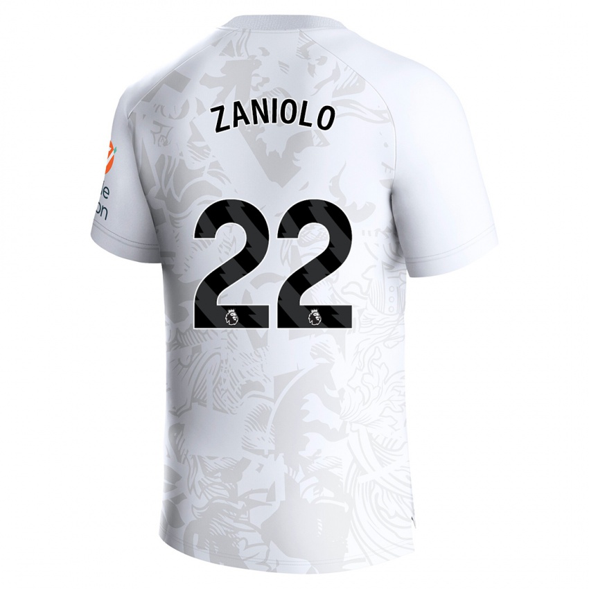 Dámské Nicolo Zaniolo #22 Bílý Daleko Hráčské Dresy 2023/24 Dres