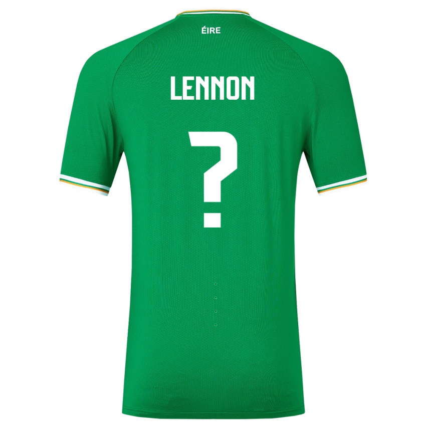 Dětské Irsko Adam Lennon #0 Zelená Domů Hráčské Dresy 24-26 Dres