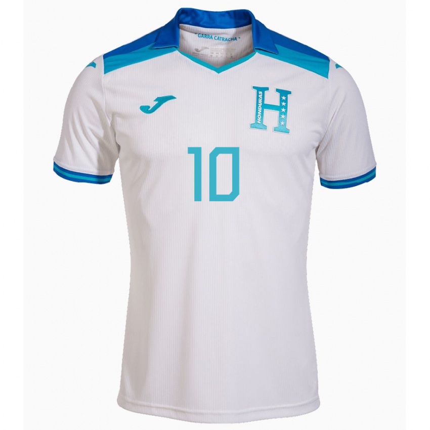 Dětské Honduras Roberto Osorto #10 Bílý Domů Hráčské Dresy 24-26 Dres