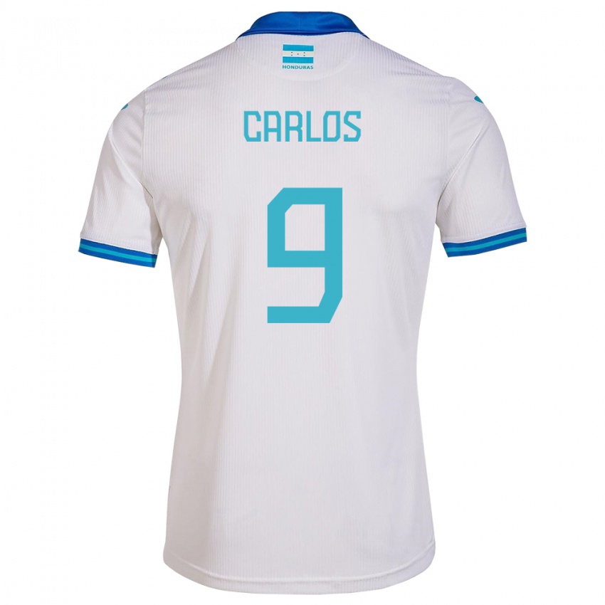 Dětské Honduras Carlos Mejía #9 Bílý Domů Hráčské Dresy 24-26 Dres