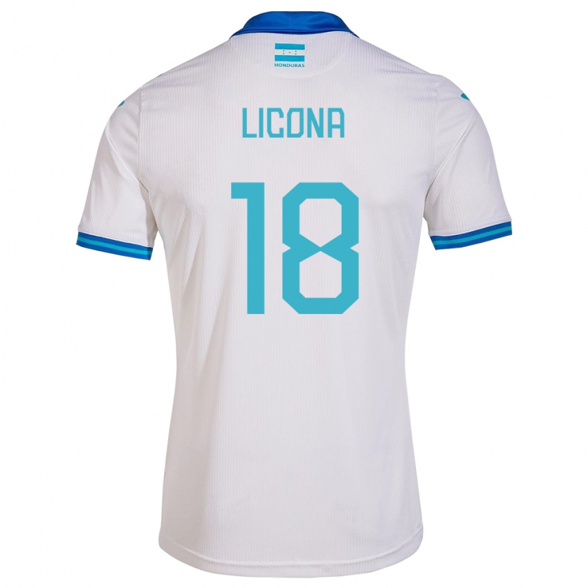 Dětské Honduras Marlon Licona #18 Bílý Domů Hráčské Dresy 24-26 Dres