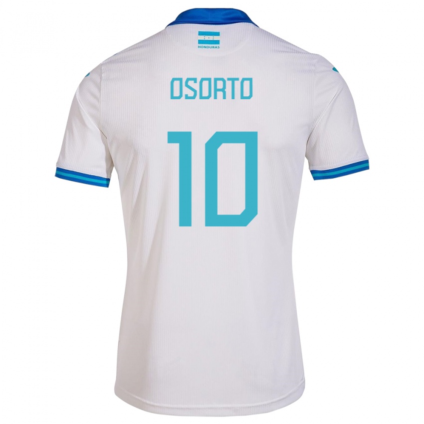 Dětské Honduras Roberto Osorto #10 Bílý Domů Hráčské Dresy 24-26 Dres