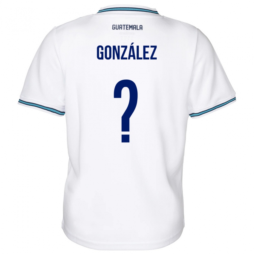 Dětské Guatemala Erick González #0 Bílý Domů Hráčské Dresy 24-26 Dres