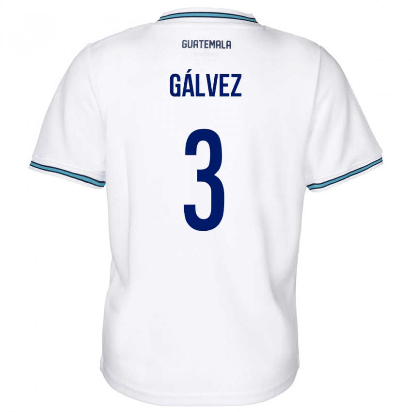 Dětské Guatemala Fredy Gálvez #3 Bílý Domů Hráčské Dresy 24-26 Dres