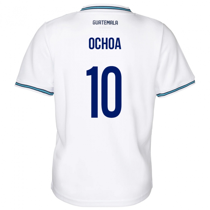 Dětské Guatemala José Ochoa #10 Bílý Domů Hráčské Dresy 24-26 Dres