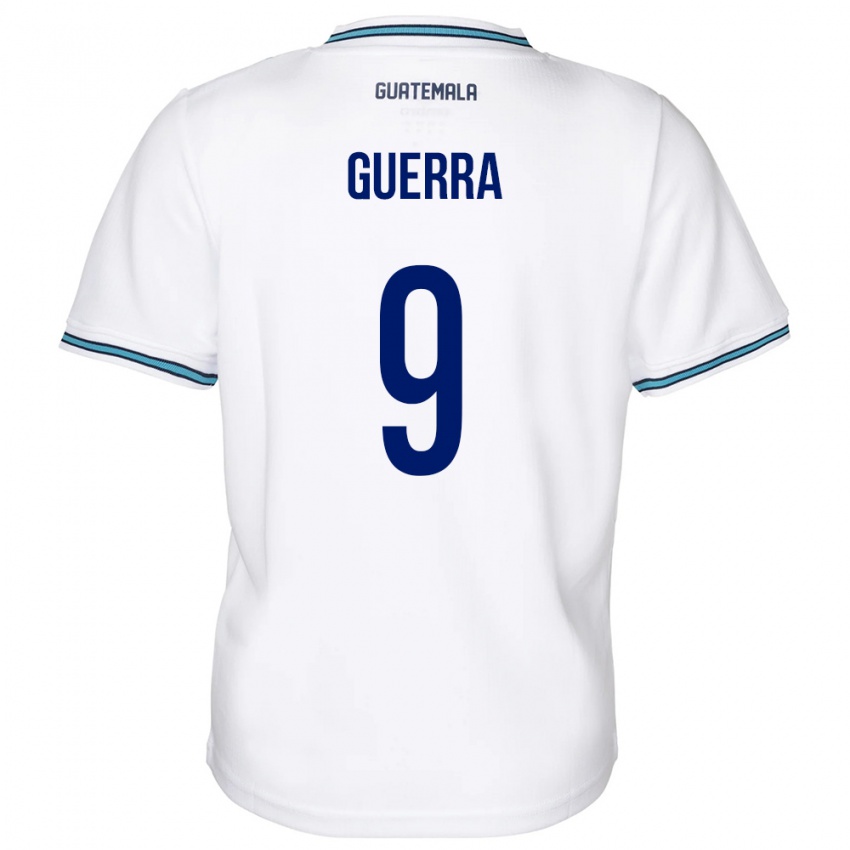 Dětské Guatemala Oseas Guerra #9 Bílý Domů Hráčské Dresy 24-26 Dres