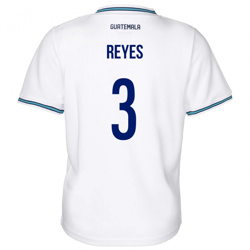 Dětské Guatemala Martha Reyes #3 Bílý Domů Hráčské Dresy 24-26 Dres