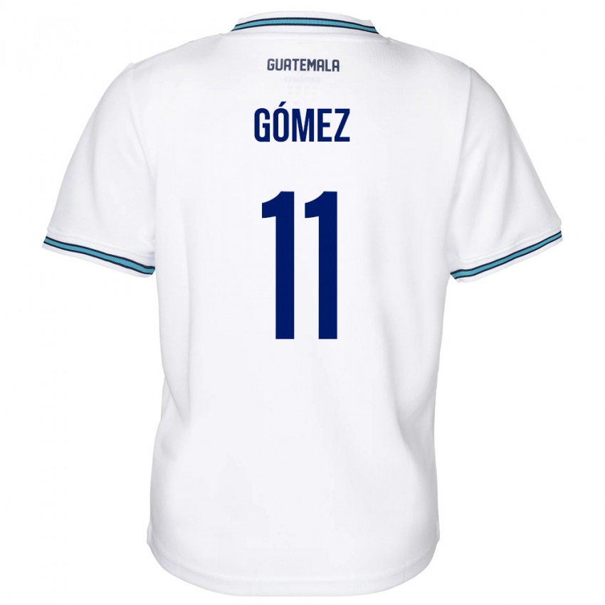 Dětské Guatemala Savianna Gómez #11 Bílý Domů Hráčské Dresy 24-26 Dres