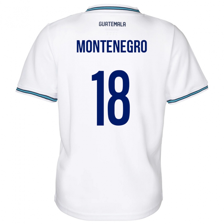 Dětské Guatemala Vivian Montenegro #18 Bílý Domů Hráčské Dresy 24-26 Dres