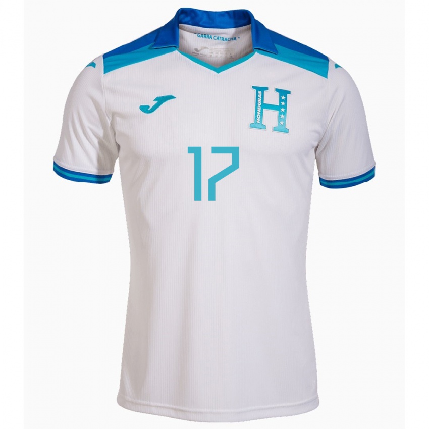 Pánské Honduras Johana Espinal #17 Bílý Domů Hráčské Dresy 24-26 Dres