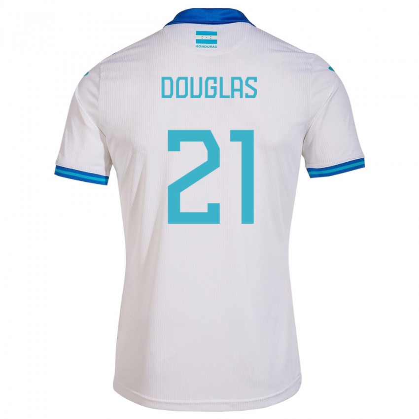 Pánské Honduras Douglas Martínez #21 Bílý Domů Hráčské Dresy 24-26 Dres