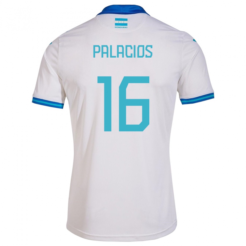 Pánské Honduras Danilo Palacios #16 Bílý Domů Hráčské Dresy 24-26 Dres