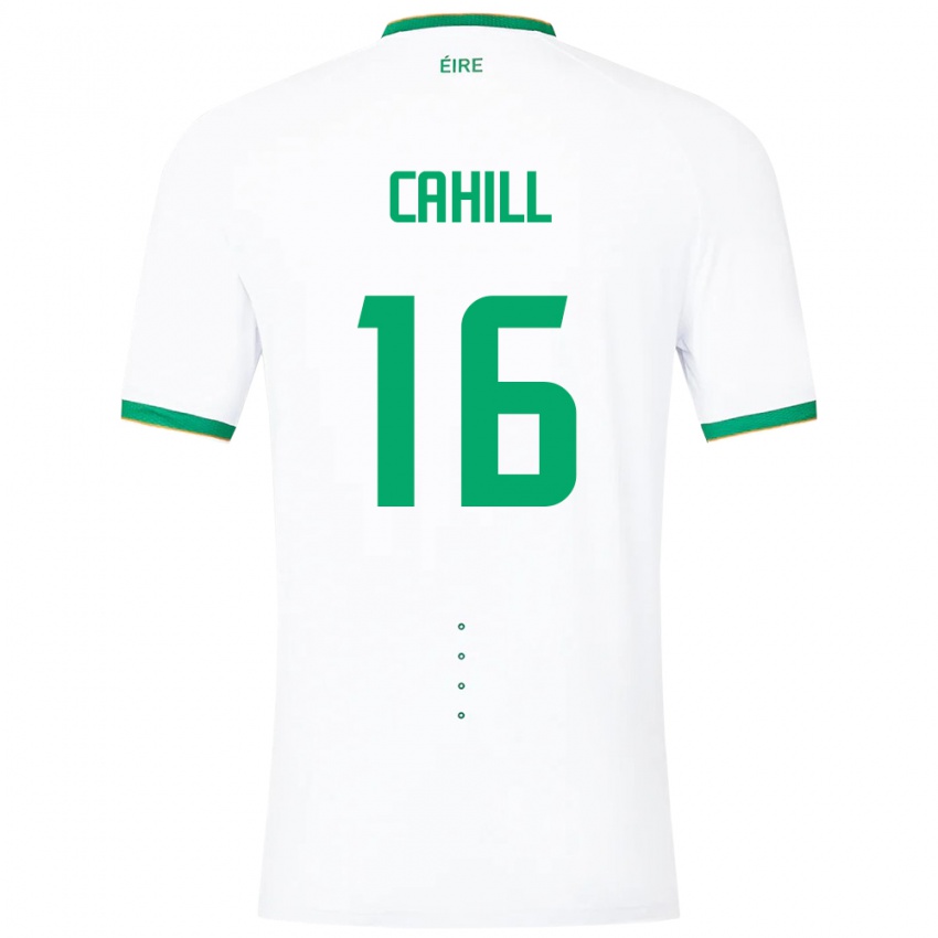 Pánské Irsko Killian Cahill #16 Bílý Daleko Hráčské Dresy 24-26 Dres