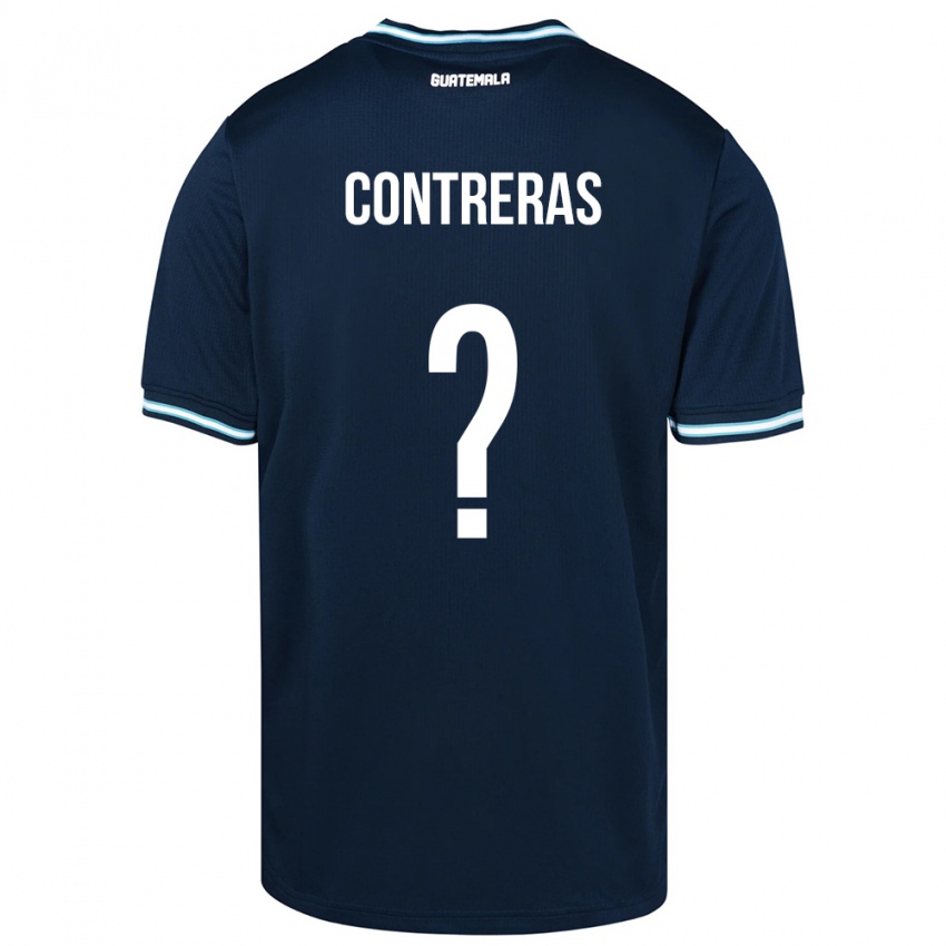Pánské Guatemala Betzael Contreras #0 Modrý Daleko Hráčské Dresy 24-26 Dres
