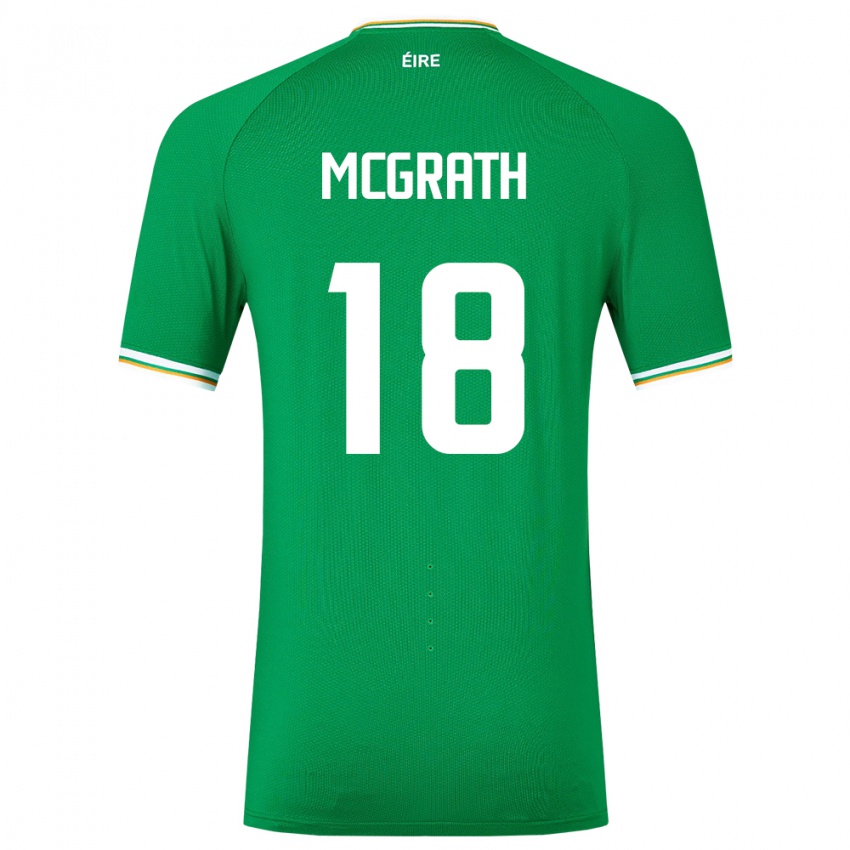 Dámské Irsko Jamie Mcgrath #18 Zelená Domů Hráčské Dresy 24-26 Dres