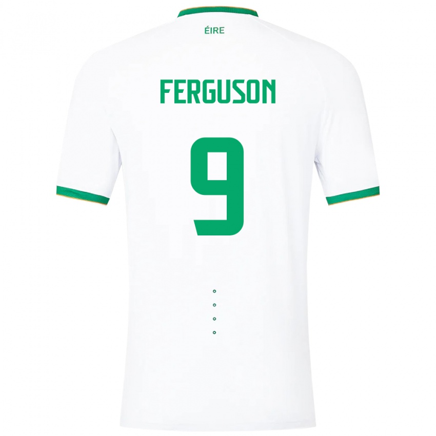 Dámské Irsko Evan Ferguson #9 Bílý Daleko Hráčské Dresy 24-26 Dres