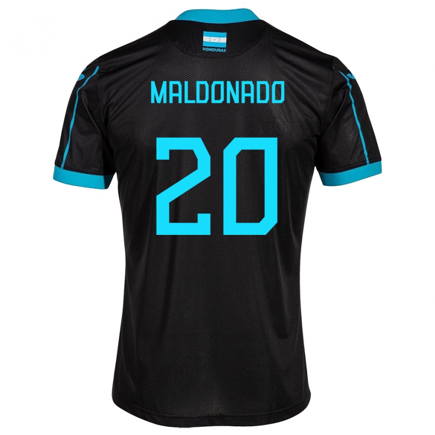 Dámské Honduras Alessandro Maldonado #20 Černá Daleko Hráčské Dresy 24-26 Dres