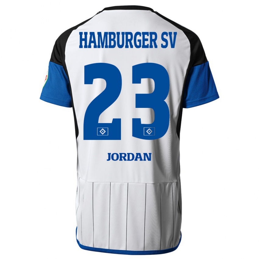 Dětské Dominik Jordan #23 Bílý Domů Hráčské Dresy 2023/24 Dres