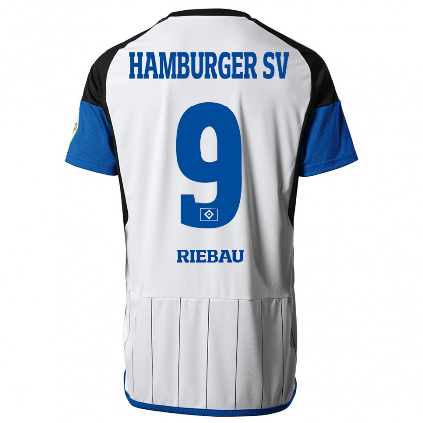 Dětské Henry Riebau #9 Bílý Domů Hráčské Dresy 2023/24 Dres