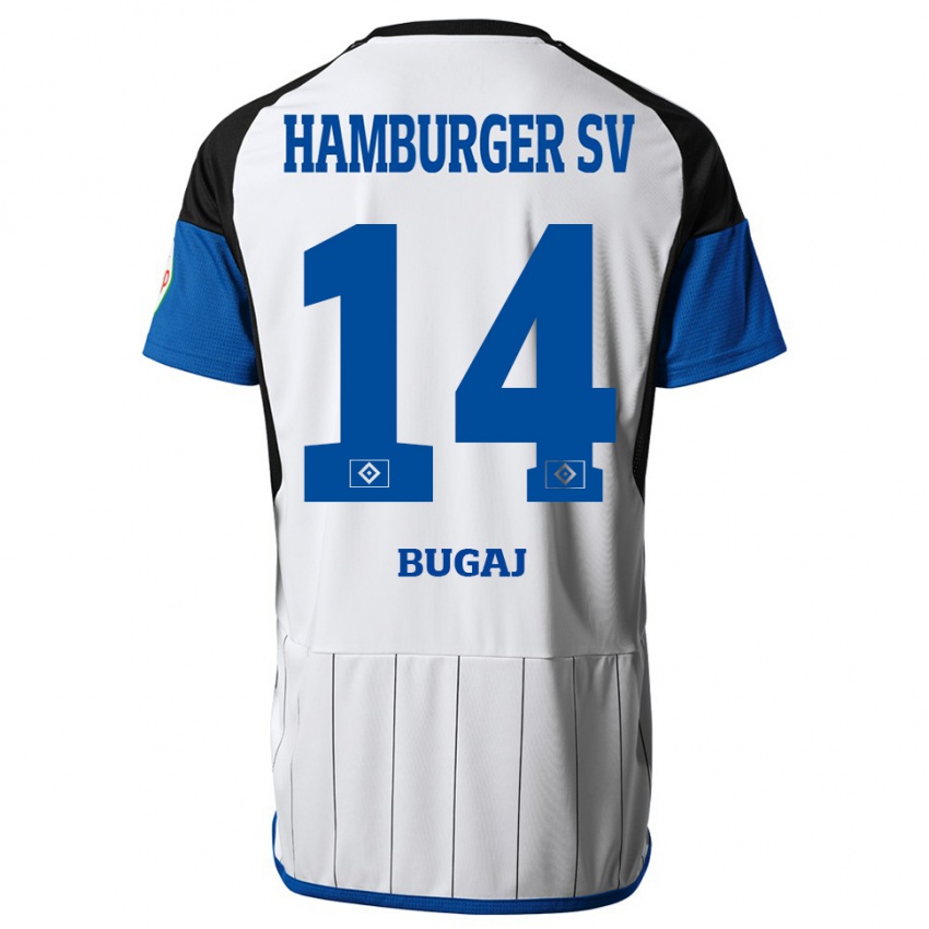 Dětské Jan-Luca Bugaj #14 Bílý Domů Hráčské Dresy 2023/24 Dres