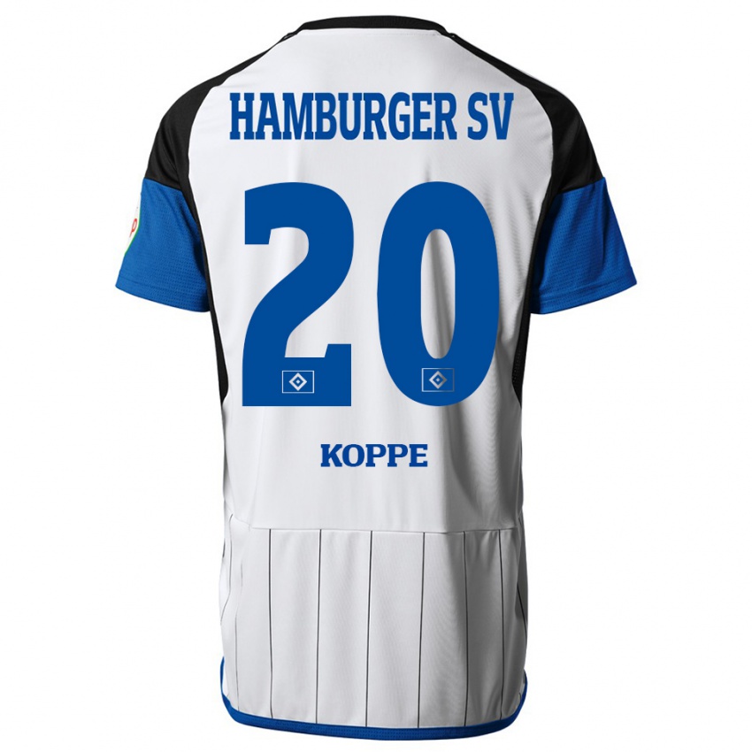 Dětské Katharina Köppe #20 Bílý Domů Hráčské Dresy 2023/24 Dres