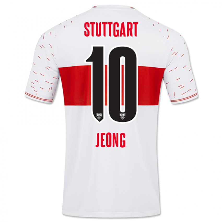 Dětské Woo-Yeong Jeong #10 Bílý Domů Hráčské Dresy 2023/24 Dres