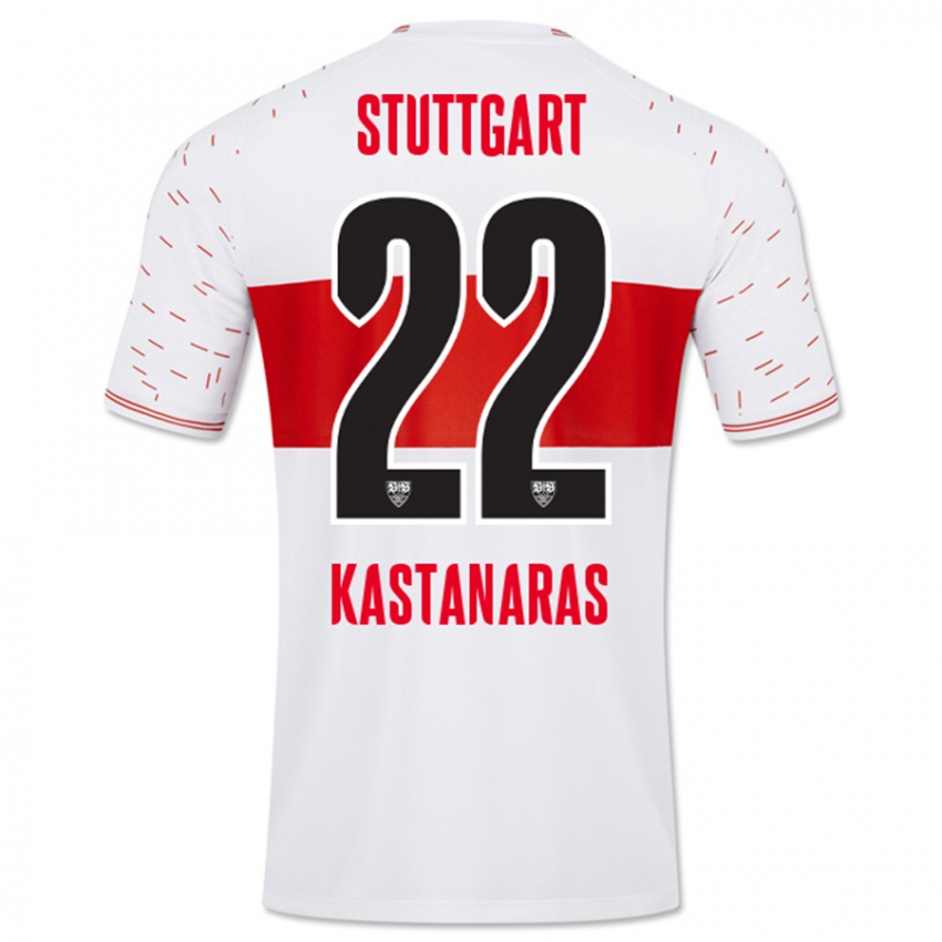 Dětské Thomas Kastanaras #22 Bílý Domů Hráčské Dresy 2023/24 Dres