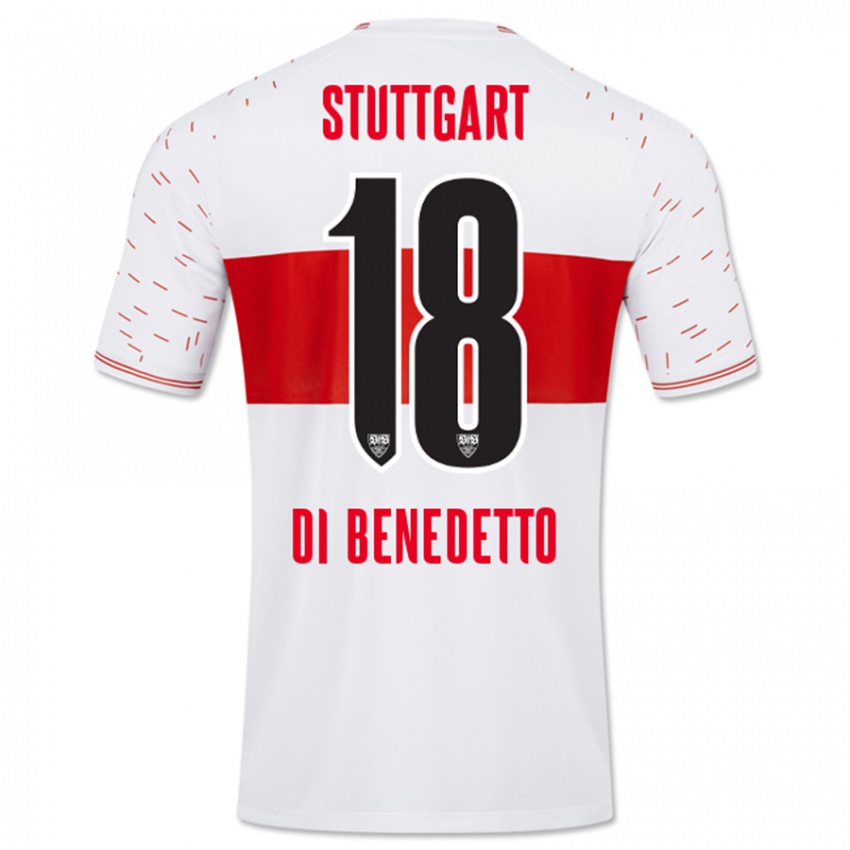 Dětské Samuele Di Benedetto #18 Bílý Domů Hráčské Dresy 2023/24 Dres