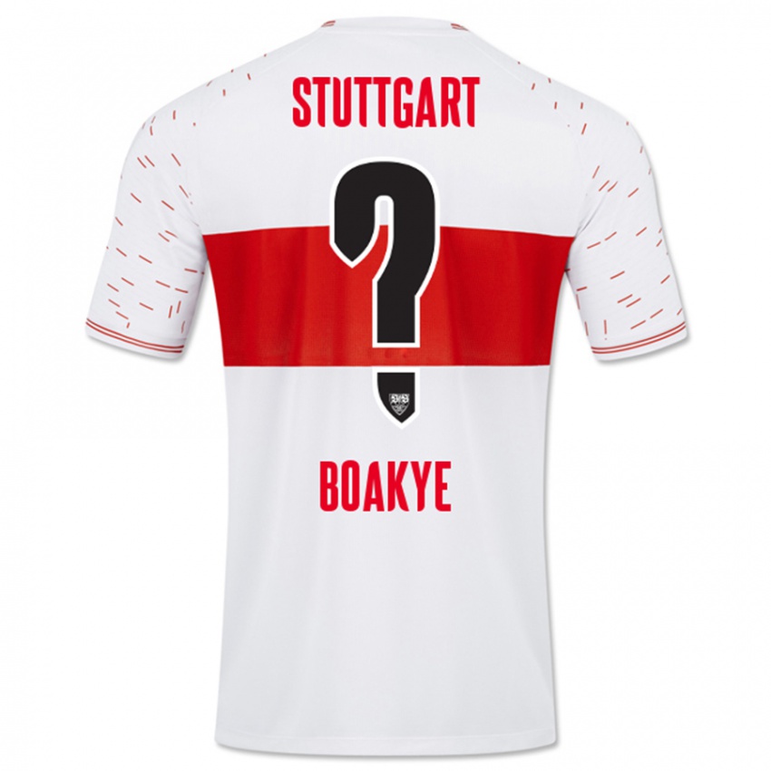 Dětské Benjamin Boakye #0 Bílý Domů Hráčské Dresy 2023/24 Dres