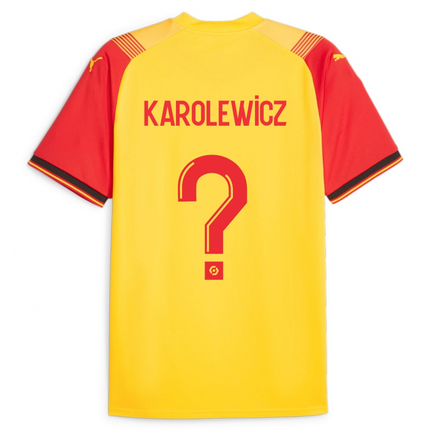 Dětské Roman Karolewicz #0 Žlutá Domů Hráčské Dresy 2023/24 Dres