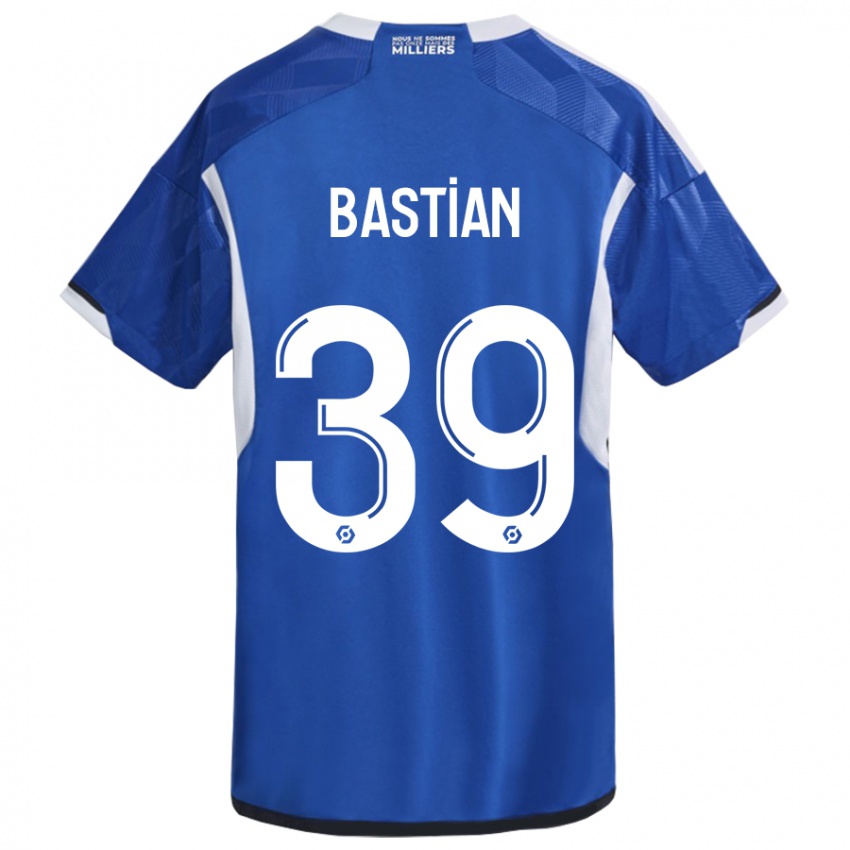 Dětské Maxime Bastian #39 Modrý Domů Hráčské Dresy 2023/24 Dres