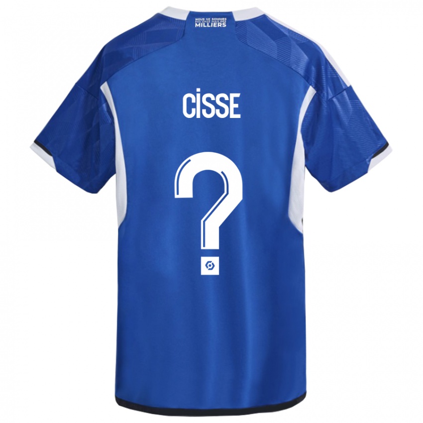 Dětské Louis Cisse #0 Modrý Domů Hráčské Dresy 2023/24 Dres