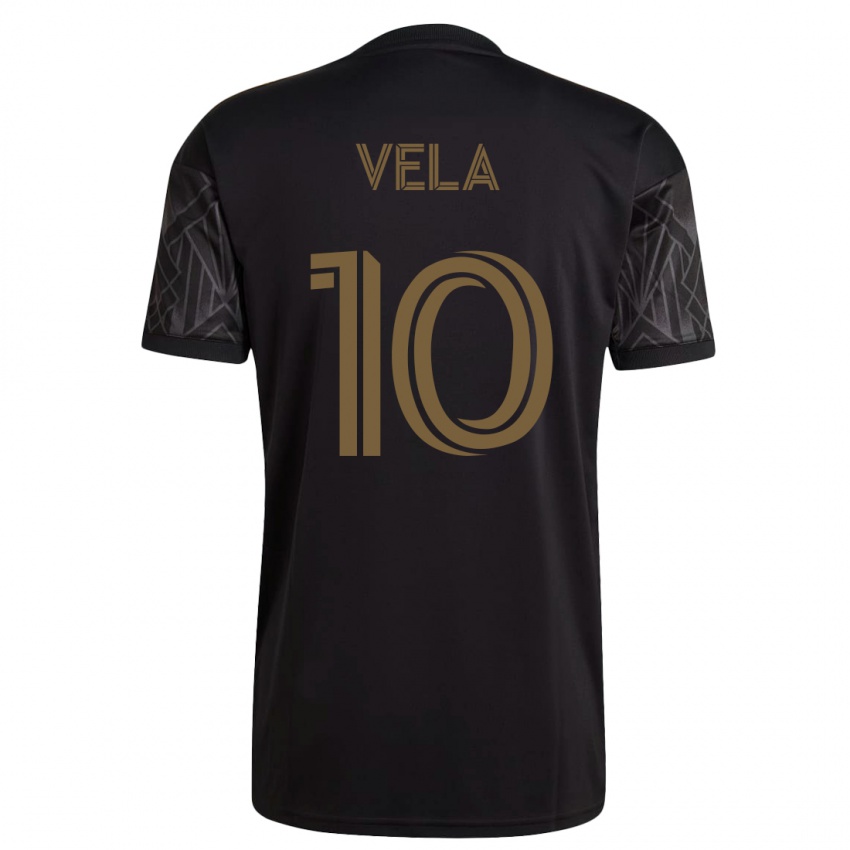 Dětské Carlos Vela #10 Černá Domů Hráčské Dresy 2023/24 Dres