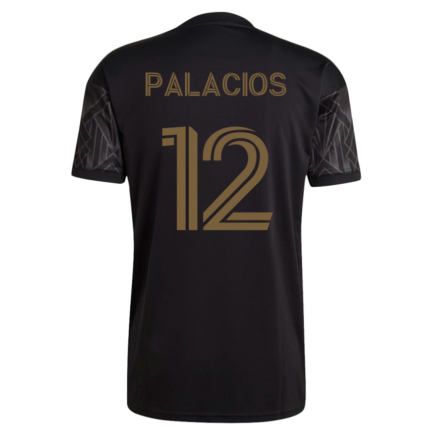 Dětské Diego Palacios #12 Černá Domů Hráčské Dresy 2023/24 Dres