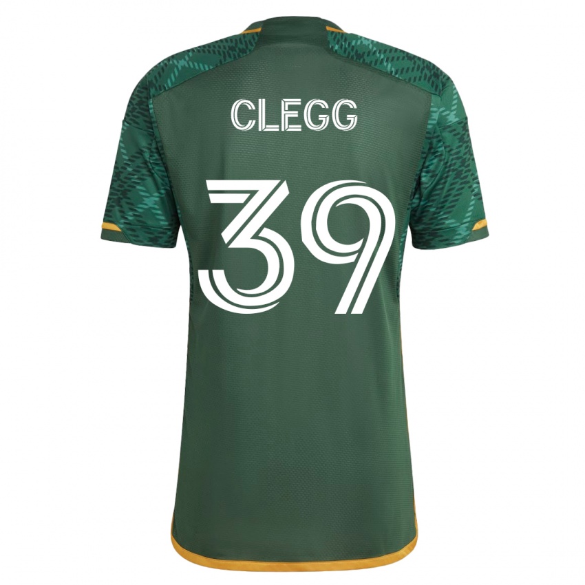 Dětské Tyler Clegg #39 Zelená Domů Hráčské Dresy 2023/24 Dres