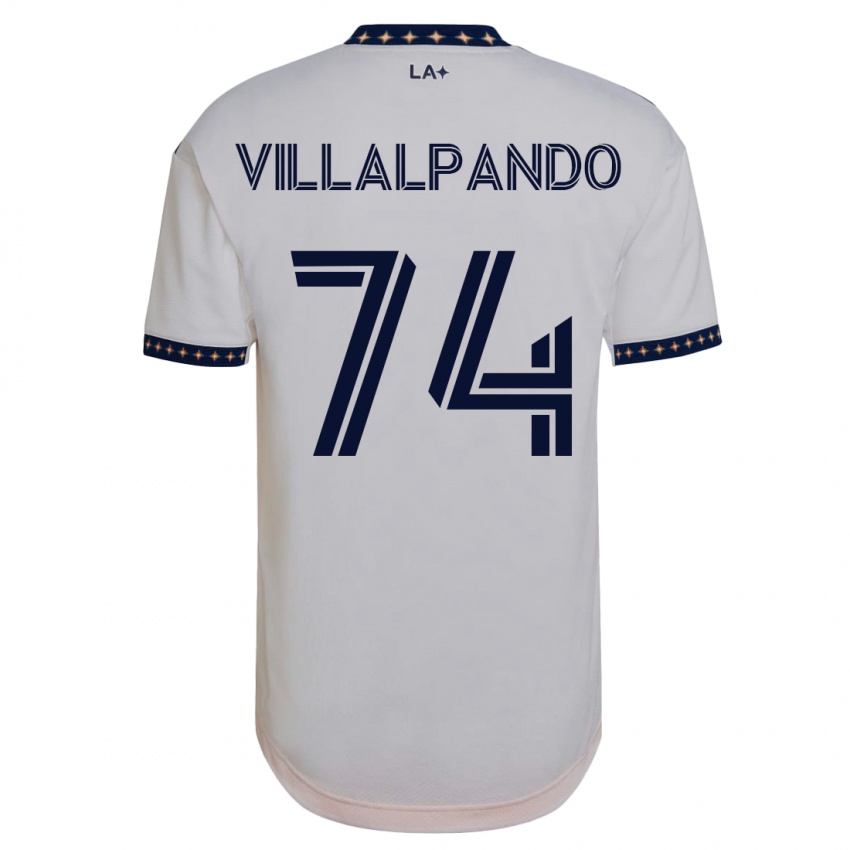 Dětské Sergio Villalpando #74 Bílý Domů Hráčské Dresy 2023/24 Dres