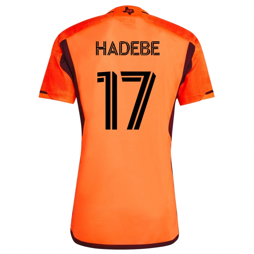 Dětské Teenage Hadebe #17 Oranžový Domů Hráčské Dresy 2023/24 Dres