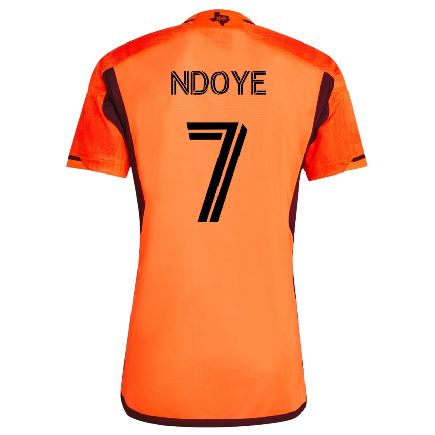 Dětské Papa Ndoye #7 Oranžový Domů Hráčské Dresy 2023/24 Dres