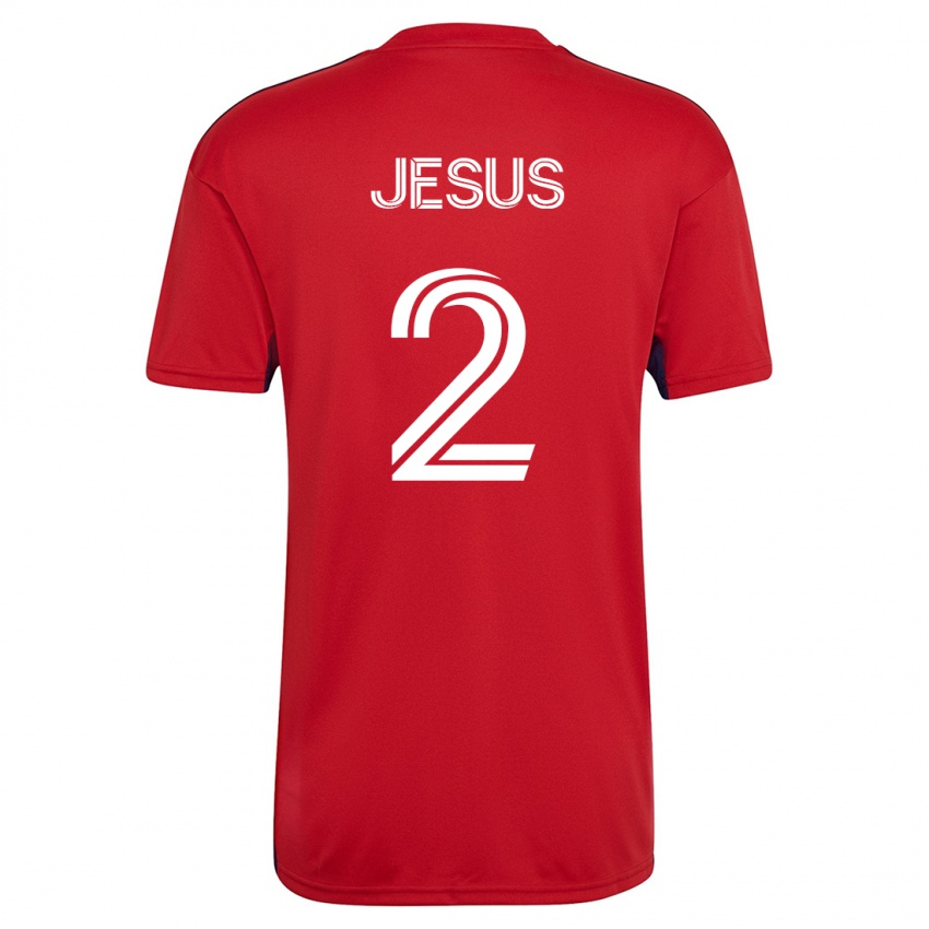 Dětské Geovane Jesus #2 Červené Domů Hráčské Dresy 2023/24 Dres