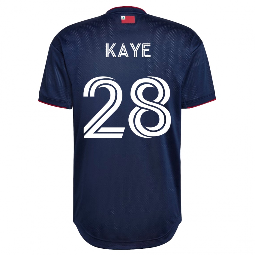 Dětské Mark-Anthony Kaye #28 Námořnictvo Domů Hráčské Dresy 2023/24 Dres