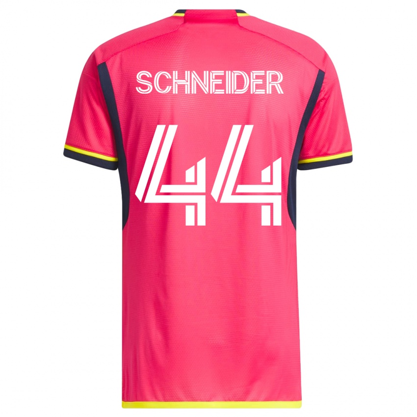 Dětské Max Schneider #44 Růžový Domů Hráčské Dresy 2023/24 Dres