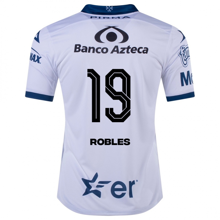 Dětské Ángel Robles #19 Bílý Domů Hráčské Dresy 2023/24 Dres
