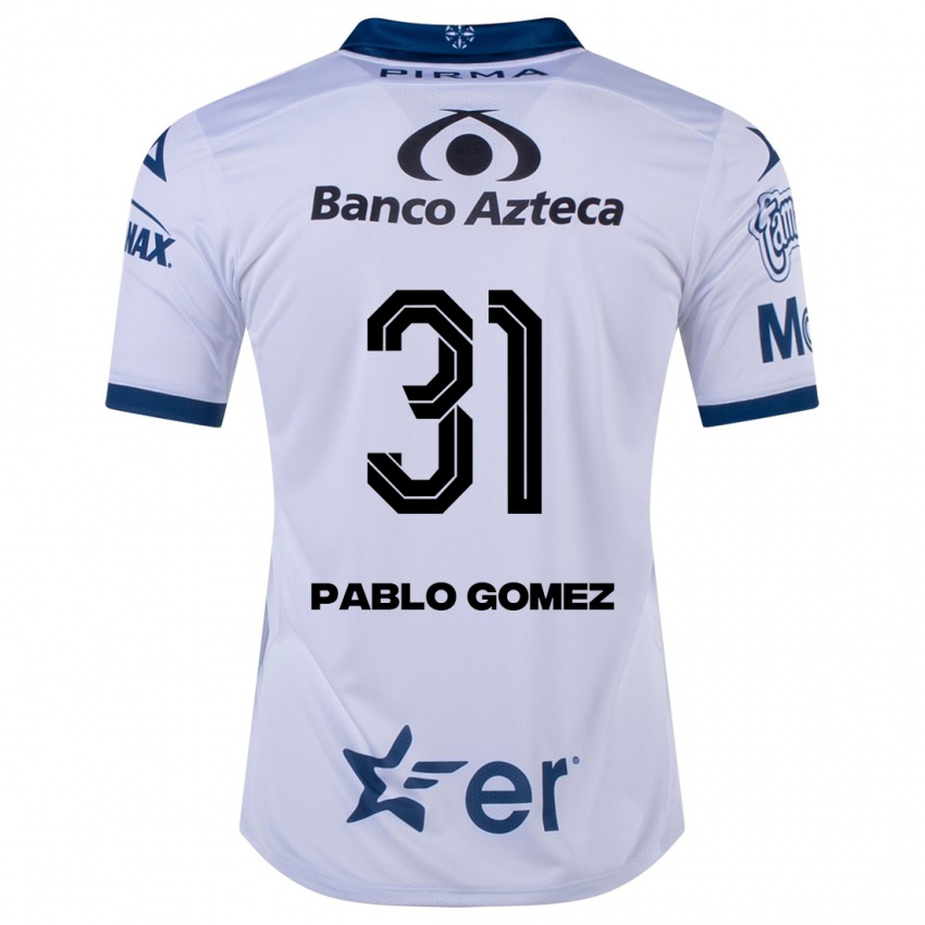 Dětské Juan Pablo Gómez #31 Bílý Domů Hráčské Dresy 2023/24 Dres