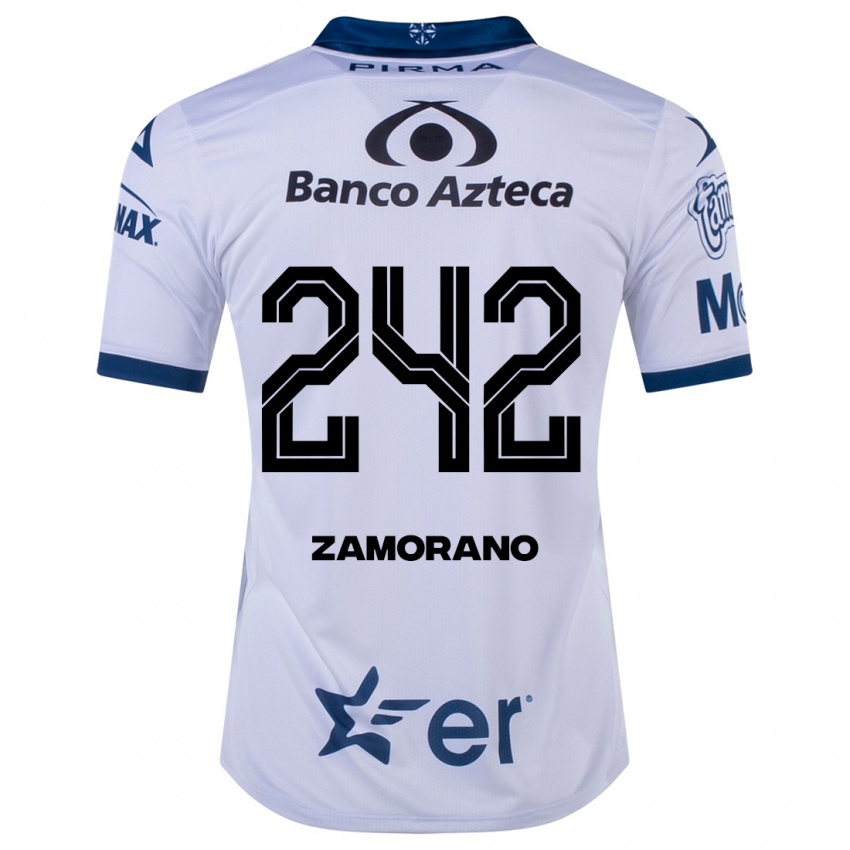 Dětské Leonardo Zamorano #242 Bílý Domů Hráčské Dresy 2023/24 Dres