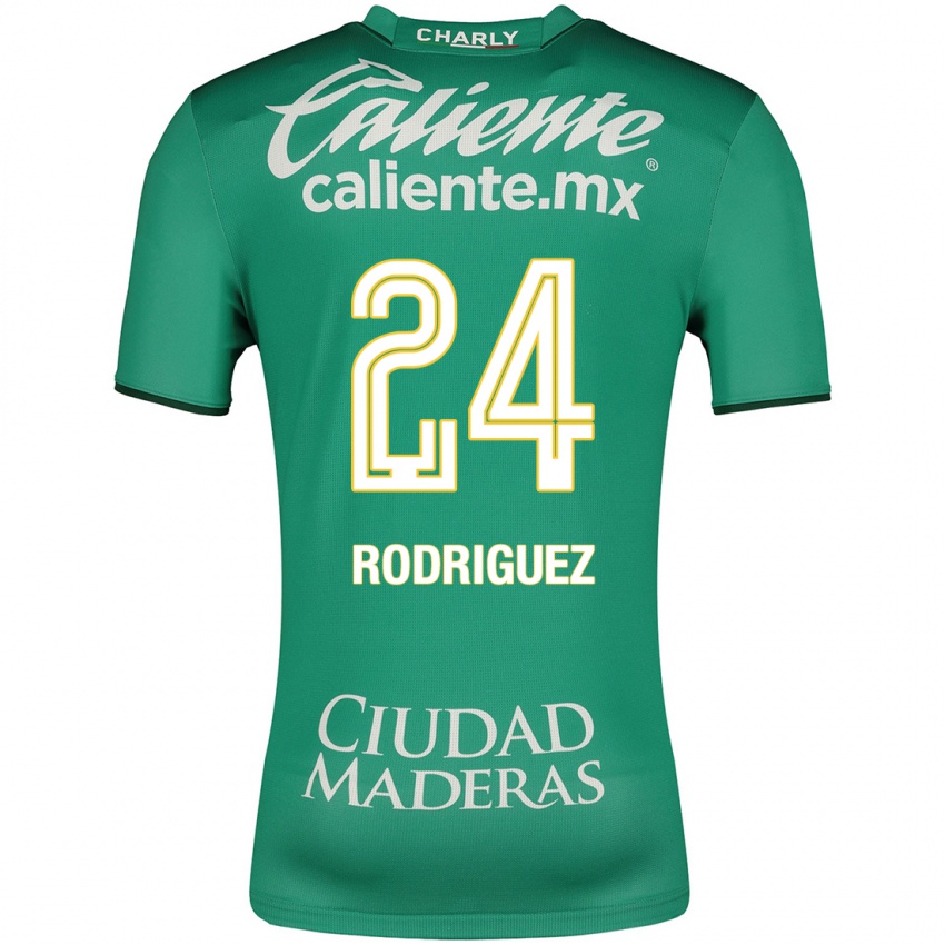 Dětské Osvaldo Rodríguez #24 Zelená Domů Hráčské Dresy 2023/24 Dres