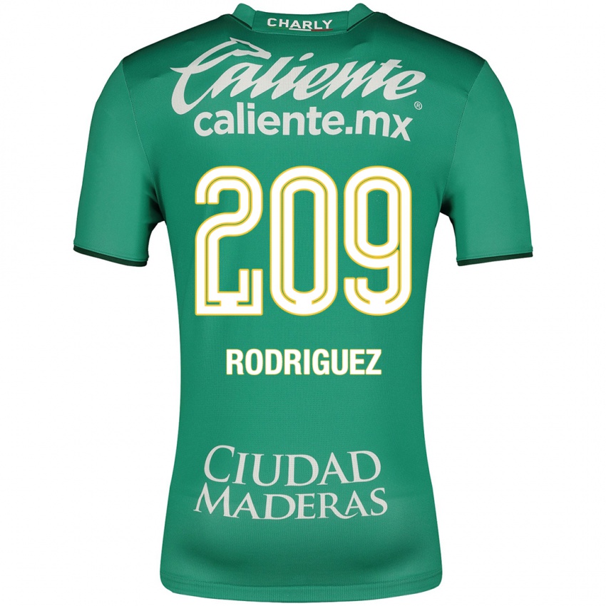 Dětské Víctor Rodríguez #209 Zelená Domů Hráčské Dresy 2023/24 Dres